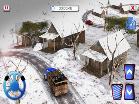winter highway truck driver rush 3d simulator ipad images 3