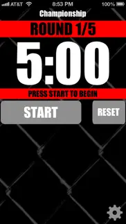 mma timer lite - free mixed martial arts round interval timer iphone resimleri 1