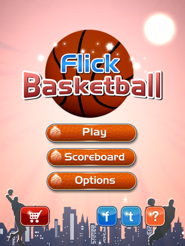 flick basketball friends: free arcade hoops айпад изображения 1
