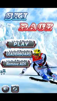 ski race time - surfer snow skiing on safari slopes iphone resimleri 1