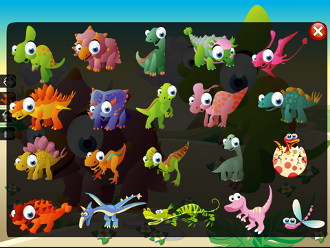 dinozor arazi oyun çocuklar için belirlenen ipad resimleri 3