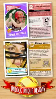 softball card maker - make your own custom softball cards with starr cards iphone images 3