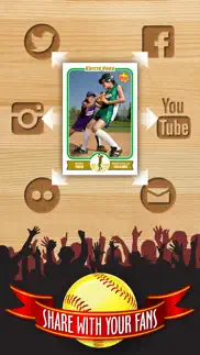 softball card maker - make your own custom softball cards with starr cards iphone images 4