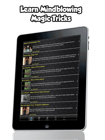 magic tricks free - learn cool illusions video lessons ipad images 1