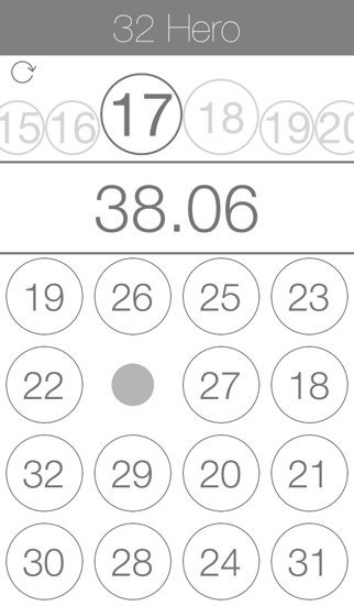 32 hero - touch the numbers from 1 to 32 iPhone Captures Décran 2