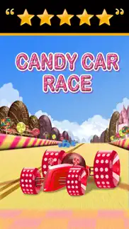 candy car race - drive or get crush racing iphone resimleri 1