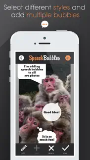 speech bubbles - caption your photos iphone images 3