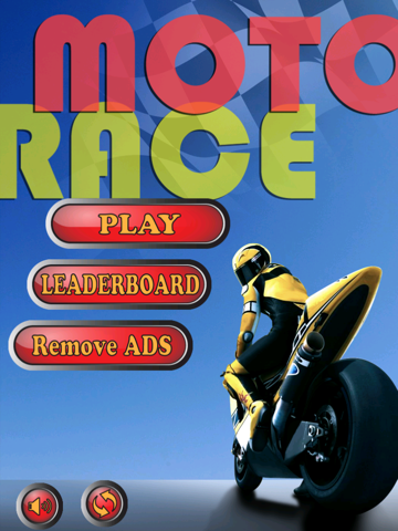 moto race bike - race with motorcycle rider speeding through highway ipad resimleri 1