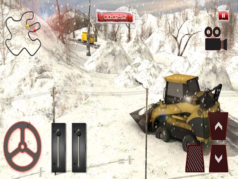 snow plow rescue truck driving 3d simulator ipad images 2