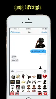 gangmoji - gangster emoji keyboard iphone resimleri 2