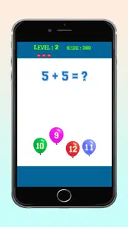 balloon math quiz addition answe games for kids iphone images 2