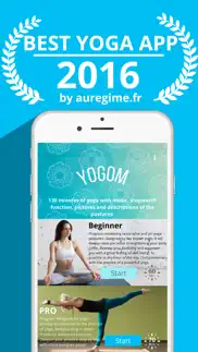 yogom - yoga app free - yoga for beginners. iphone images 1