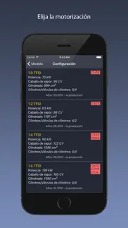 techapp para audi iphone capturas de pantalla 2