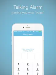 talking alarm clock -free app with speech voice ipad images 2