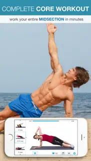 easy ab workouts free - flatten and tone your stomach and back fat iphone images 4