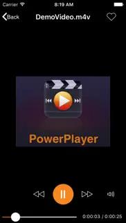 power video player iPhone Captures Décran 2
