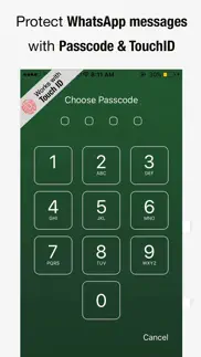 passcode for whatsapp messenger pro - chats iphone images 1