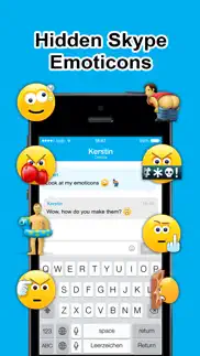 secret smileys for skype - hidden emoticons for skype chat - emoji iphone images 1