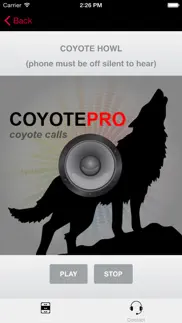 real coyote hunting calls - coyote calls and coyote sounds for hunting (ad free) bluetooth compatible iphone images 1