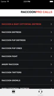raccoon hunting calls - with bluetooth - ad free iphone images 1