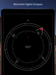 compass heading- magnetic digital direction finder ipad images 1