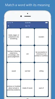 mastering oxford 3000 word list - quiz, flashcard and match game iphone images 4