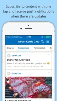 weber kettle club iphone capturas de pantalla 1