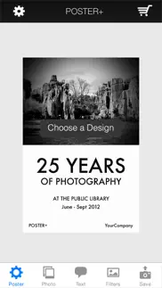 poster+ : text and photo layers, design templates iphone images 3