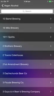 vegan wine, beer, and liquor guide iphone images 2