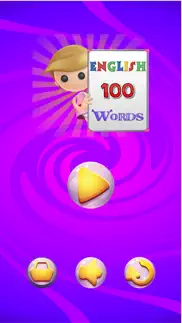100 first easy english words - learning vocabulary iphone images 1