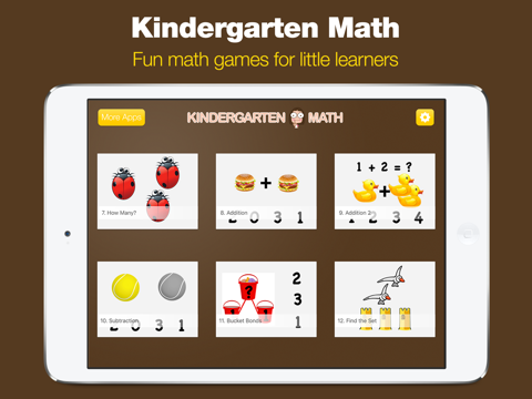 kindergarten math - games for kids in pr-k and preschool learning first numbers, addition, and subtraction ipad images 1