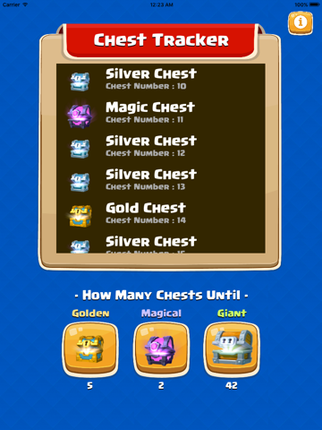 chest tracker for clash royale - easy rotation calculator ipad images 1