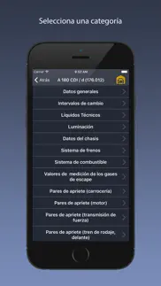 techapp para mercedes iphone capturas de pantalla 3