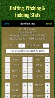 softball stats tracker pro iphone resimleri 1
