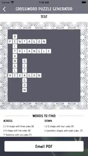 crossword puzzle generator iphone images 4