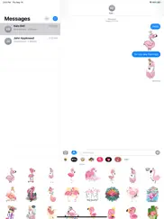 flamingo pinky stickers ipad images 2