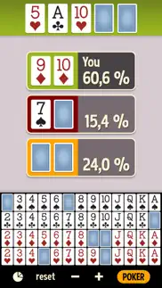 odds calculator poker - texas holdem poker iPhone Captures Décran 1