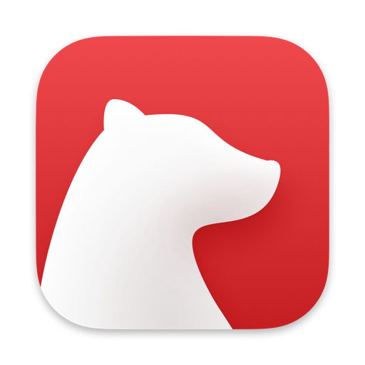 bear markdown notes logo, reviews