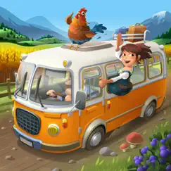 sunrise village: farm game logo, reviews