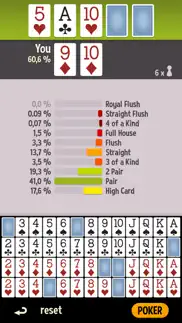 odds calculator poker - texas holdem poker iPhone Captures Décran 2