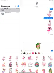 flamingo pinky stickers ipad images 3