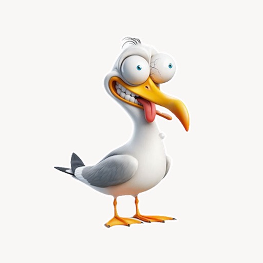 Goofy Seagull Stickers app reviews download