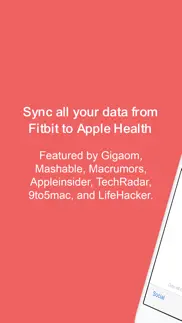 sync solver - fitbit to health iPhone Captures Décran 2