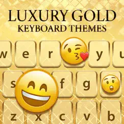 luxury gold keyboard themes logo, reviews