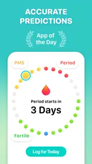 cycles: period & cycle tracker iphone images 1