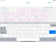 simple calendrier - simplecal iPad Captures Décran 3
