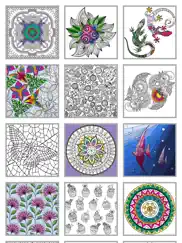 mindfulness coloring - anti-stress art therapy for adults (book 2) ipad images 2