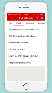 club alfa italia iphone capturas de pantalla 2