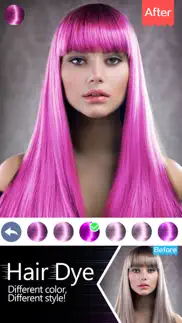 hair dye-wig color changer,splash filters effects iphone images 4