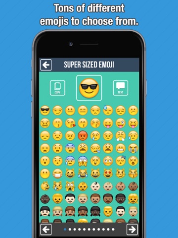 super sized emoji - big emoticon stickers for messaging and texting ipad images 4
